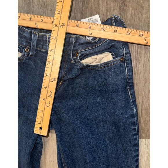 Levis Bold Curve Classic 27 Bootcut Jeans Denim Dark Wash Womens S/C - Picture 8 of 9